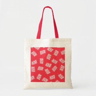Japanse Yukata Textile, Maneki Neko (Lucky Cat) Tote Bag