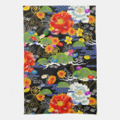 Japanse yuzen stijl theedoek (Verticaal)