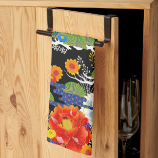 Japanse yuzen stijl theedoek