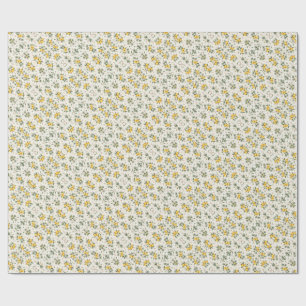 Japanse Yuzu-, pruimenbloesem- en dennenbotanische Cadeaupapier