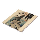  Japanse Zee Monster 海 坊 主, 国 芳 Tegeltje (Zijkant)