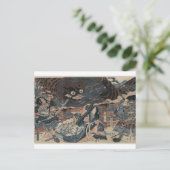 Japanse Zee Monster ongeveer 1815 Briefkaart (Staand voorkant)