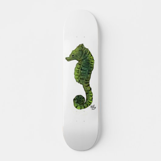 Japanse Zeepaard Kunst Skateboard (Voorkant)