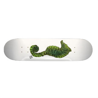 Japanse Zeepaard Kunst Skateboard