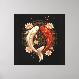 Japanse Zen Feng Shui Kunst Canvas Afdruk