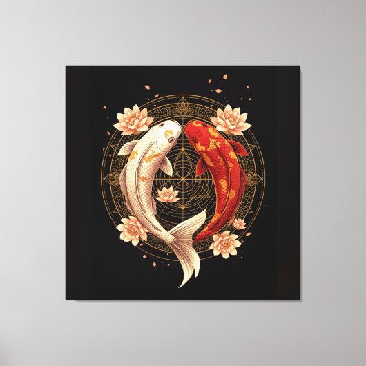 Japanse Zen Feng Shui Kunst Canvas Afdruk (Voorkant)