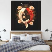 Japanse Zen Feng Shui Kunst Canvas Afdruk (Insitu (Slaapkamer))