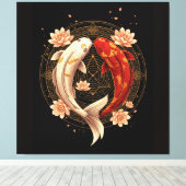 Japanse Zen Feng Shui Kunst Canvas Afdruk (Insitu (Houten vloer))
