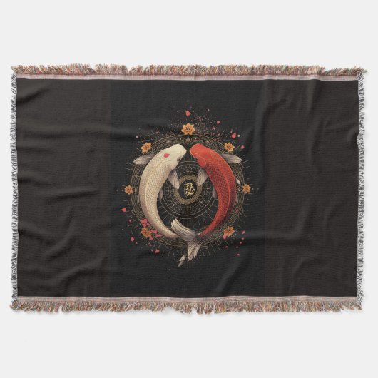 Japanse Zen Feng Shui Kunst Deken (Voorkant)