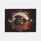 Japanse Zen Feng Shui Kunst Fleece Deken (Voorkant (Horizontaal))