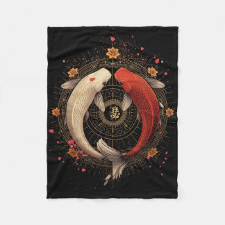 Japanse Zen Feng Shui Kunst Fleece Deken