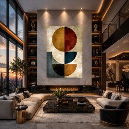 Japanse Zen Geometrische Abstracte Wandkunst Poster