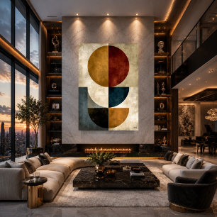 Japanse Zen Geometrische Abstracte Wandkunst Poster