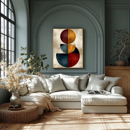 Japanse Zen Geometrische Abstracte Wandkunst Poster