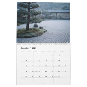 Japanse Zen-tuinen Japandi wandkalender Kalender