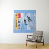  Japanse Zero Fighters - WWII Squadron Art Wandkleed (In Situ (horizontaal))