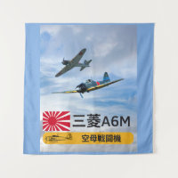  Japanse Zero Fighters - WWII Squadron Art