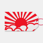 Japanse zon stijgt cadeaulabel (Voorkant (Horizontaal))