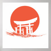 Japanse zonnehemel poster (Voorkant)