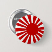 japanse zonnepin ronde button 5,7 cm (Voorkant /achterkant)