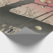 Japanse zonsopgang zonsondergang pruim landgoed bo cadeaupapier (Hoek)