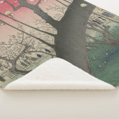 Japanse zonsopgang zonsondergang pruim landgoed bo sherpa deken (3/4)