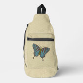 Japanse Zw swallowtail Sling Bag (Voorkant)