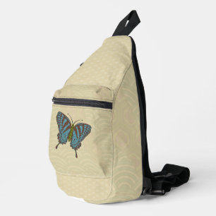 Japanse Zw swallowtail Sling Bag