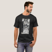Japanse zwaardvechters Samurai Bushido Code Warrio T-shirt (Voorkant volledig)