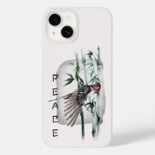 Japanse zweedse vogelboom en Bamboorkunst Case-Mate iPhone Case (Achterkant)
