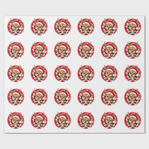 Japanstal Rendier Cadeaupapier