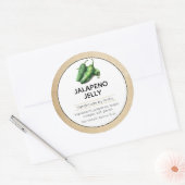 Japapeno Jelly Canning Jar Label (Envelop)