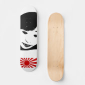 Japenese Girl Rising Sun model Skateboard (Voorkant)