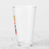 Japnese kanji -Fighting Sprit- 「闘志」Calligraphy art Glas (Links)