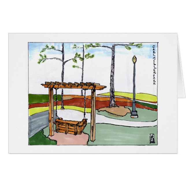 japonaiserie - balançoire au parc (Voorkant Horizontaal)