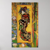 Japonaiserie, Oiran (Courtesan) Van Gogh Fine Art Poster (Voorkant)