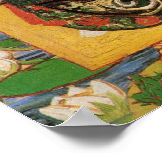 Japonaiserie, Oiran (Courtesan) Van Gogh Fine Art Poster (Hoek)