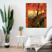 Japonisme: Bloeiende pruimenboom van Vincent van G Poster