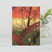 Japonisme: De bloeiende pruimelboom van Vincent va (Staand voorkant)