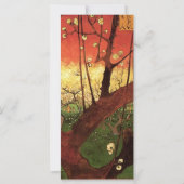 Japonisme: De bloeiende pruimelboom van Vincent va (Achterkant)