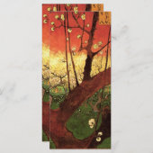 Japonisme: De bloeiende pruimelboom van Vincent va (Voorkant / Achterkant)