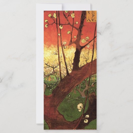 Japonisme: De bloeiende pruimelboom van Vincent va (Voorkant)