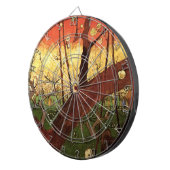 Japonisme: De bloeiende pruimelboom van Vincent va Dartbord (Voorkant Rechts)