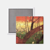 Japonisme: De bloeiende pruimelboom van Vincent va Magneet (Voorkant / Achterkant)