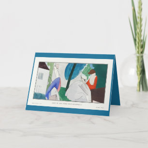 Japonnen van Paul Poiret Volgens Boussingault Feestdagen Kaart