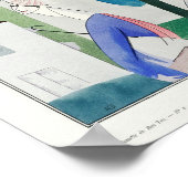 Japonnen van Paul Poiret Volgens Boussingault Poster (Hoek)