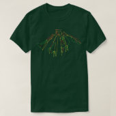 Japow Heaven Piste Map T-shirt (Design voorkant)