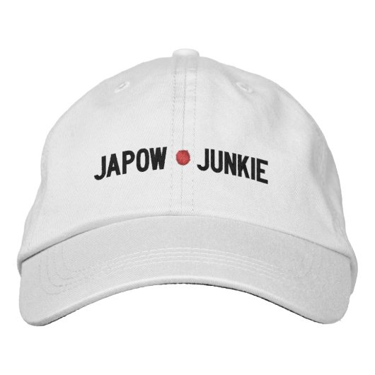 Japow Junkie Geborduurde Pet (Voorkant)