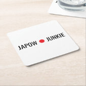 Japow Junkie  Kartonnen Onderzetters (Schuin)