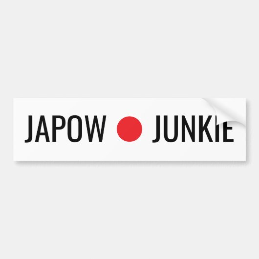 Japow junkie Sticker (Voorkant)